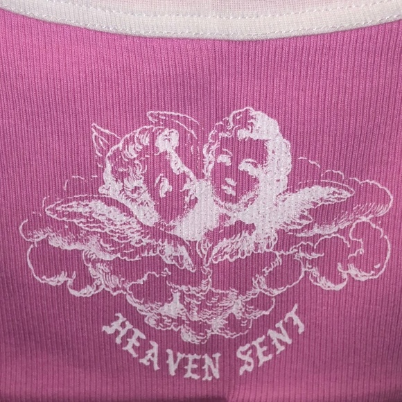 NWOT Brandy Melville Belle Heaven Sent Tank Pink - Picture 7 of 8